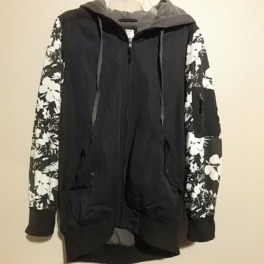 Floral bomber jacket